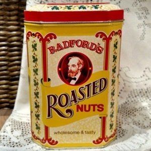 Vintage Radford's Nuts Tin, EUC